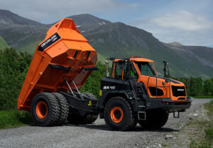 articulated dump trucks